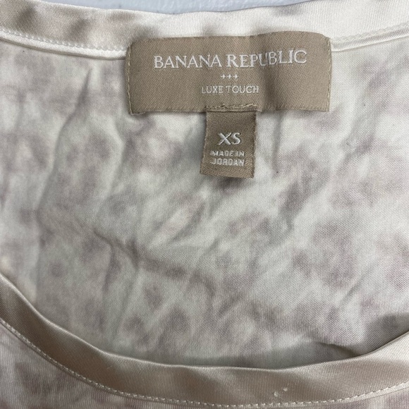 BANANA REPUBLIC LUXE TOUCH LIGHT PINK CHEETAH PRINT TOP SIZE XS - Picture 2 of 4
